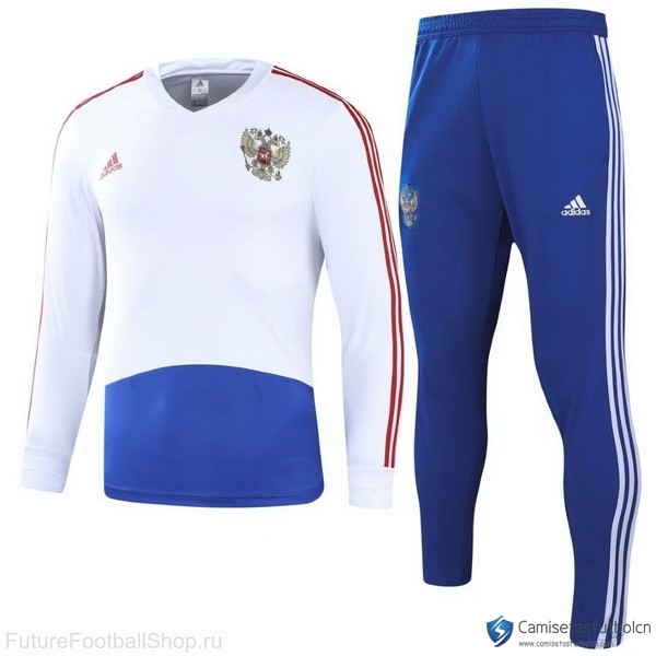 Chandal Rusia 2018 Blanco Azul